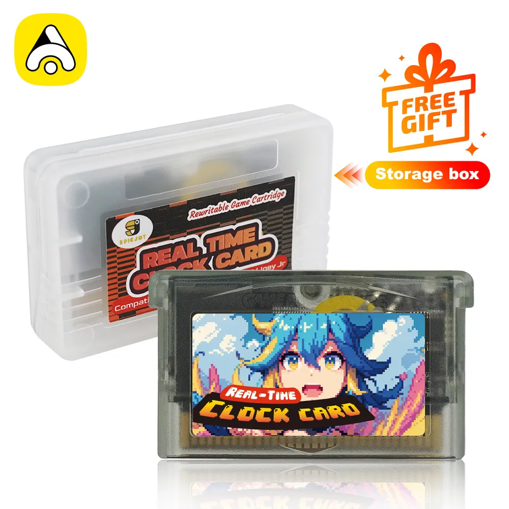 Фото Перезаписываемая 32 МБ 1 Мбит флэш-тележка GBA RTC для GBA SP/GB Micro/DS/DS Lite/Game Boy Player №1