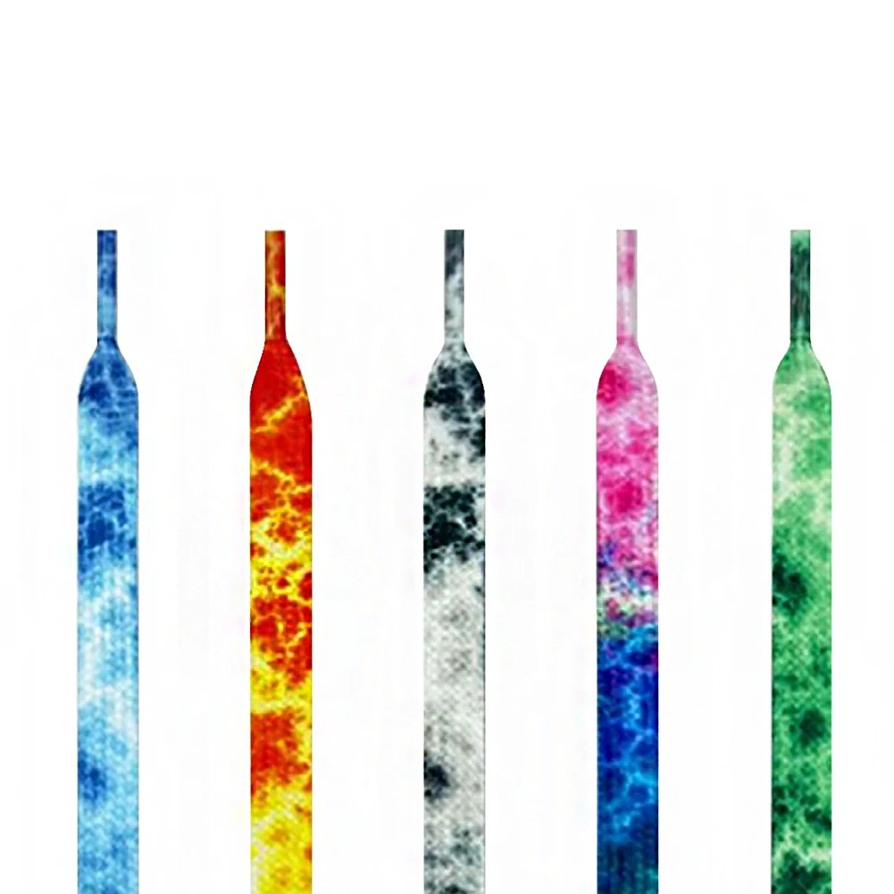 Star Shoelaces Universe Galaxy Flat Shoelaces Purple Blue Green Black Basketball Sports Shoe Laces Sneakers Men Women 120/140cm