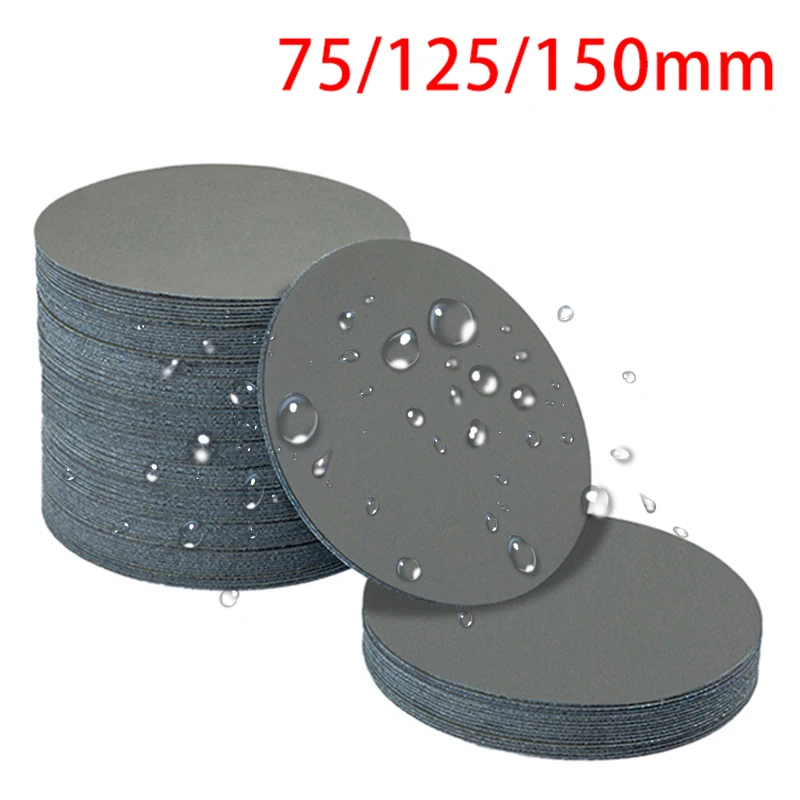 75/125/150 мм универсальный сухой и влажный шлифовальный диск, бумага, металлические полированные деревообрабатывающие инструменты, аксессуары для полировки, абразивные диски