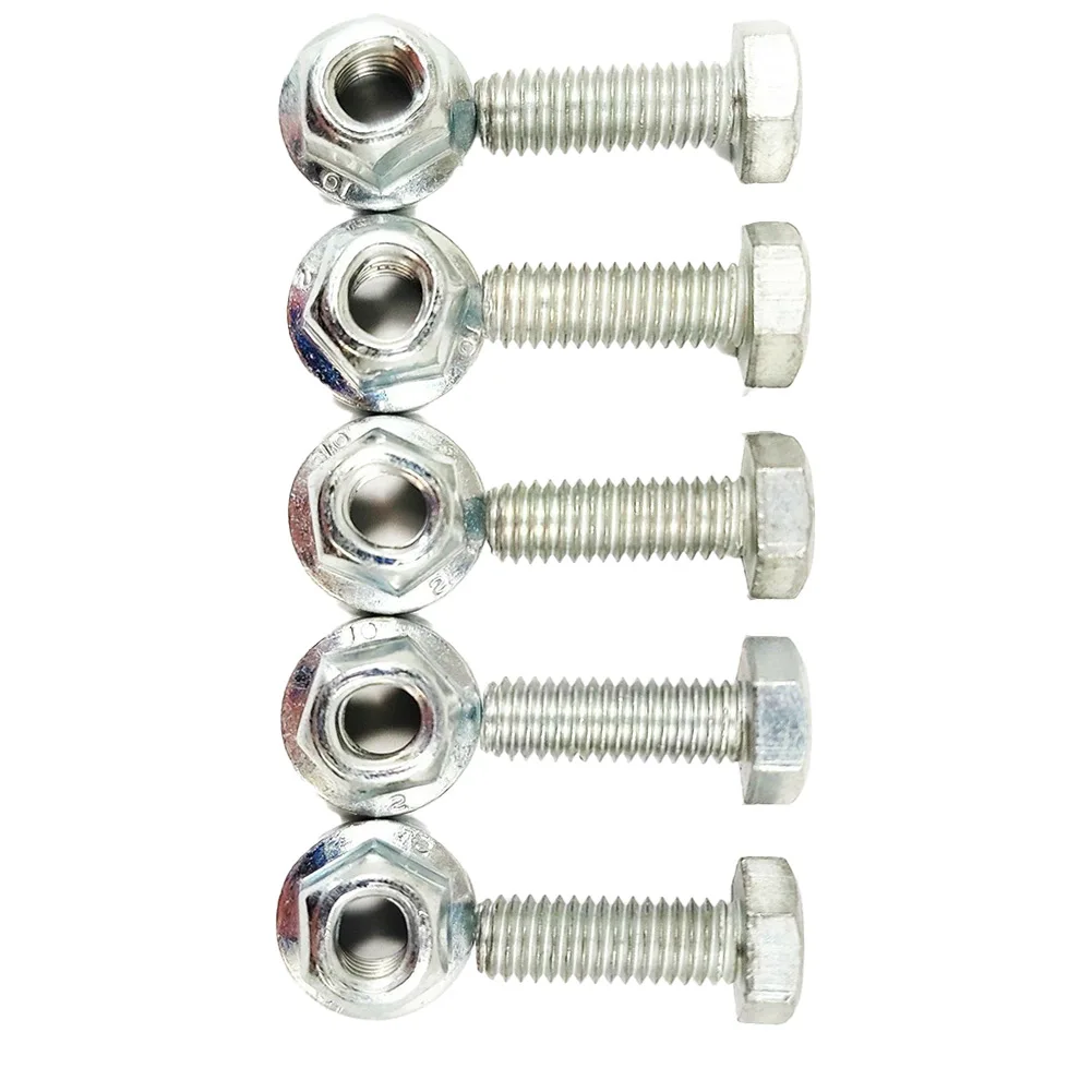 

5 Sets Shear Pin Bolts And Nuts 90119-V45-A00 For Honda Auger Shear Pin Fits HSS724A HSS928A HSS1332A Power Equipment Parts