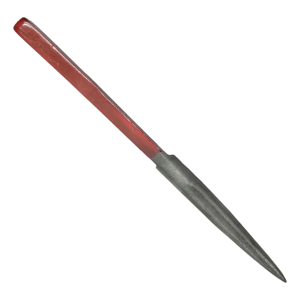 

Needle File Red Handle Semi-Circular Triangle Diamond Mini Needle File Jewelry Polish Tool For Grinding, Removing, Refining