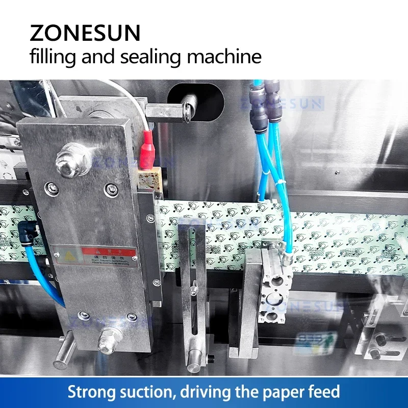 Фото ZONESUN ZS-FS120C Устройство для легкого фасования и запечатывания пакетов-саше для жидких и кремообразных продуктов №4