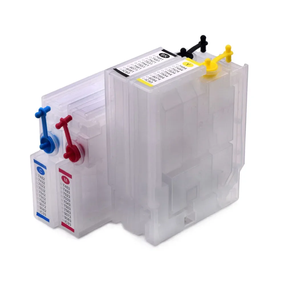 748 748XL сменный картридж с одноразовым чипом для принтера Epson Workforce Pro WF-6530 WF-6590 WF-8090