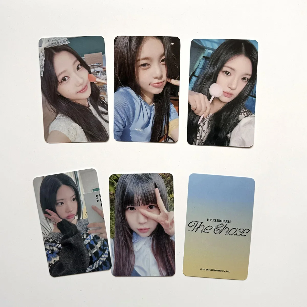 Фото Фотокарты KPOP Hearts2Hearts The Chase Album KTown4U Store Карты Benefit Jiwoo Carmen Yuha Stella Juun Ye-on H2H Коллекция фанатов №1