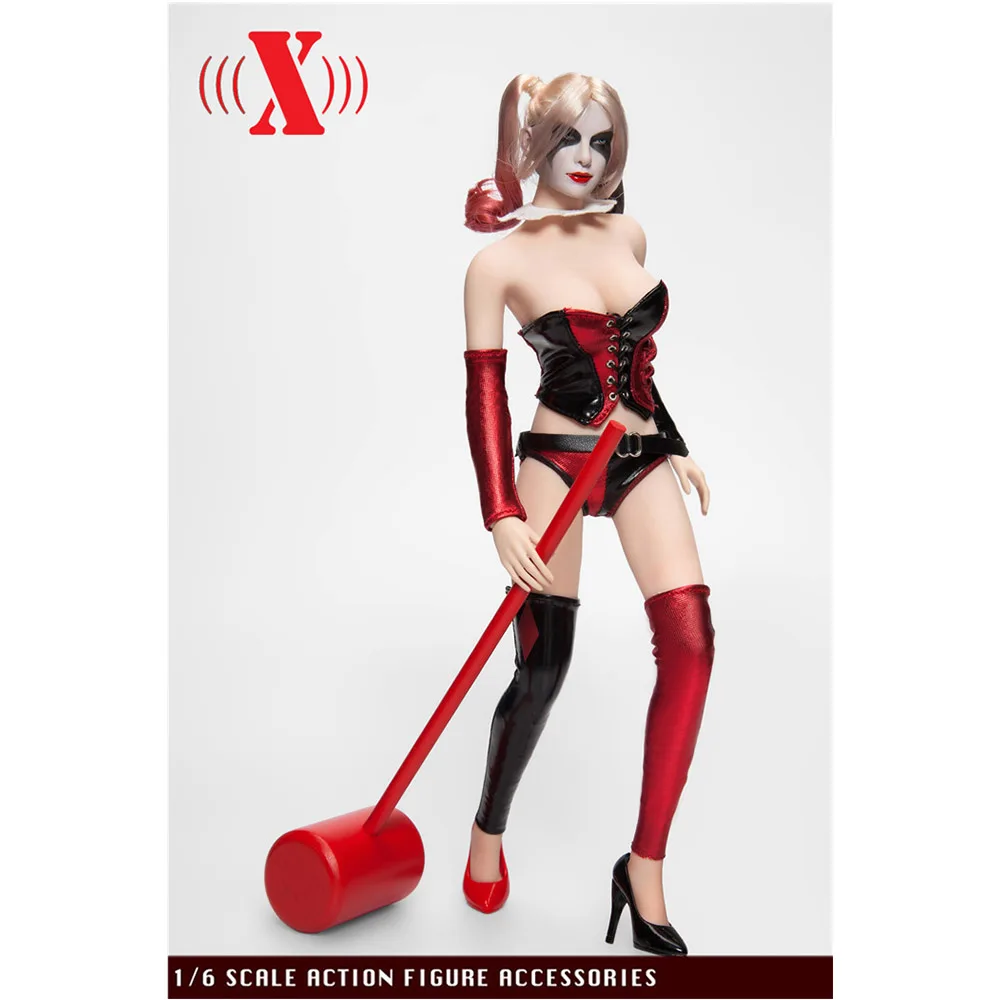 1/6 Scale Clown Costume Sexy Female Suit Underwear without Body and Head For 12inch TBL PH Action Figure Holiday Gifts