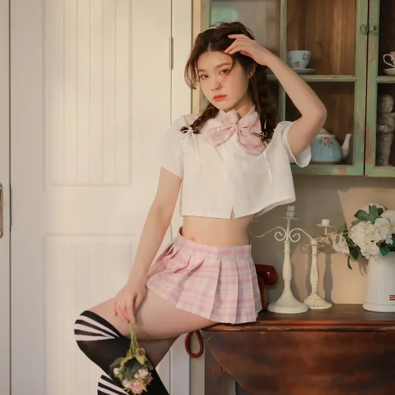 Японская школьная форма Женская Милая сексуальная модная женская короткая юбка
