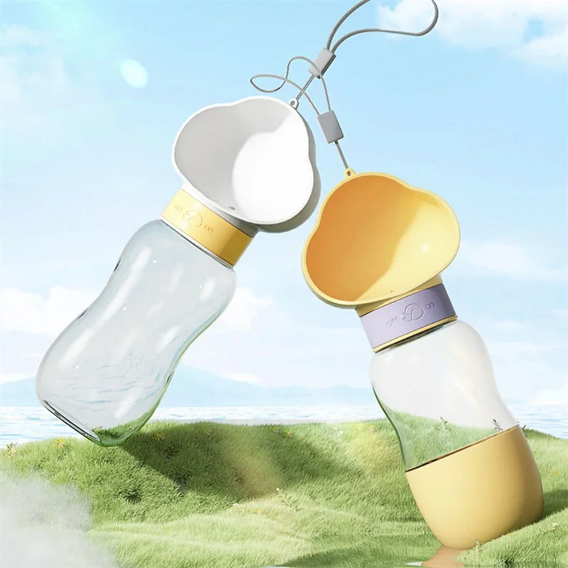 Портативная бутылка для воды собак уличная поилка щенков и кошек путешествий