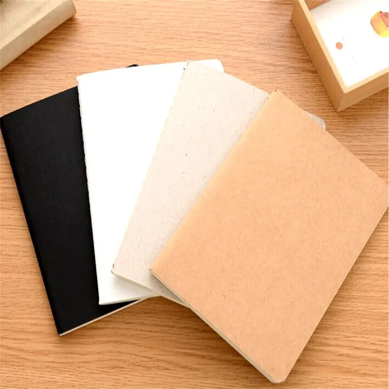 

Блокнот-скетчбук формата A6, маленький размер 44 листов, однотонный планировщик, дневник, пустые страницы, офисные и школьные принадлежности