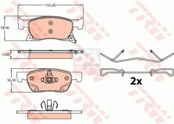 

Код магазина: GDB2138 для тормозной колодки на 15 astr A.K «15rim»