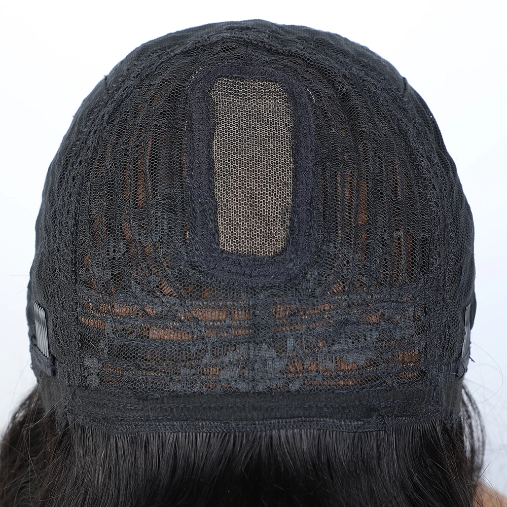 Put On And Go Easy Wear Human Hair Bob Кружевные прямые парики с челкой Средняя часть Челка Парики Бразильские волосы Remy Парики Настоящая кожа головы (art.: 3920ca5585deb) - 3920ca5585deb
