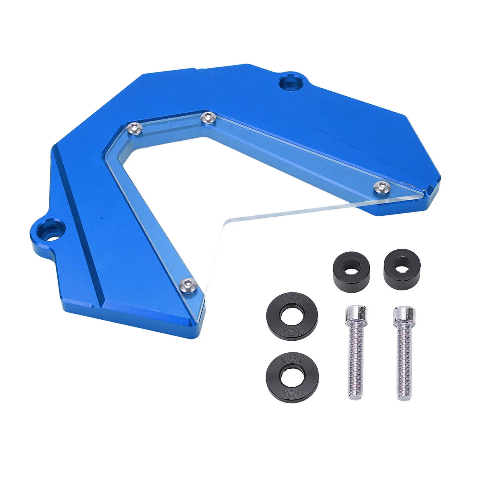 

Motorcycle Front Sprocket Cover CNC Aluminium Alloy Chain Guard Protector Replacement for MT‑09 FZ09 2013‑2017Blue
