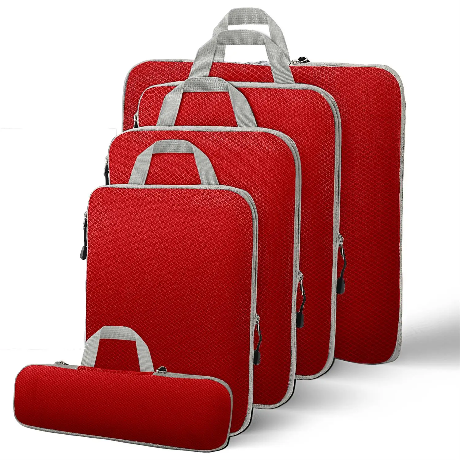 

3/6 шт., набор органайзеров для хранения в путешествиях с портативными легкими чемоданами, сжатые упаковочные кубики, сумка для обуви, сетчатый багаж