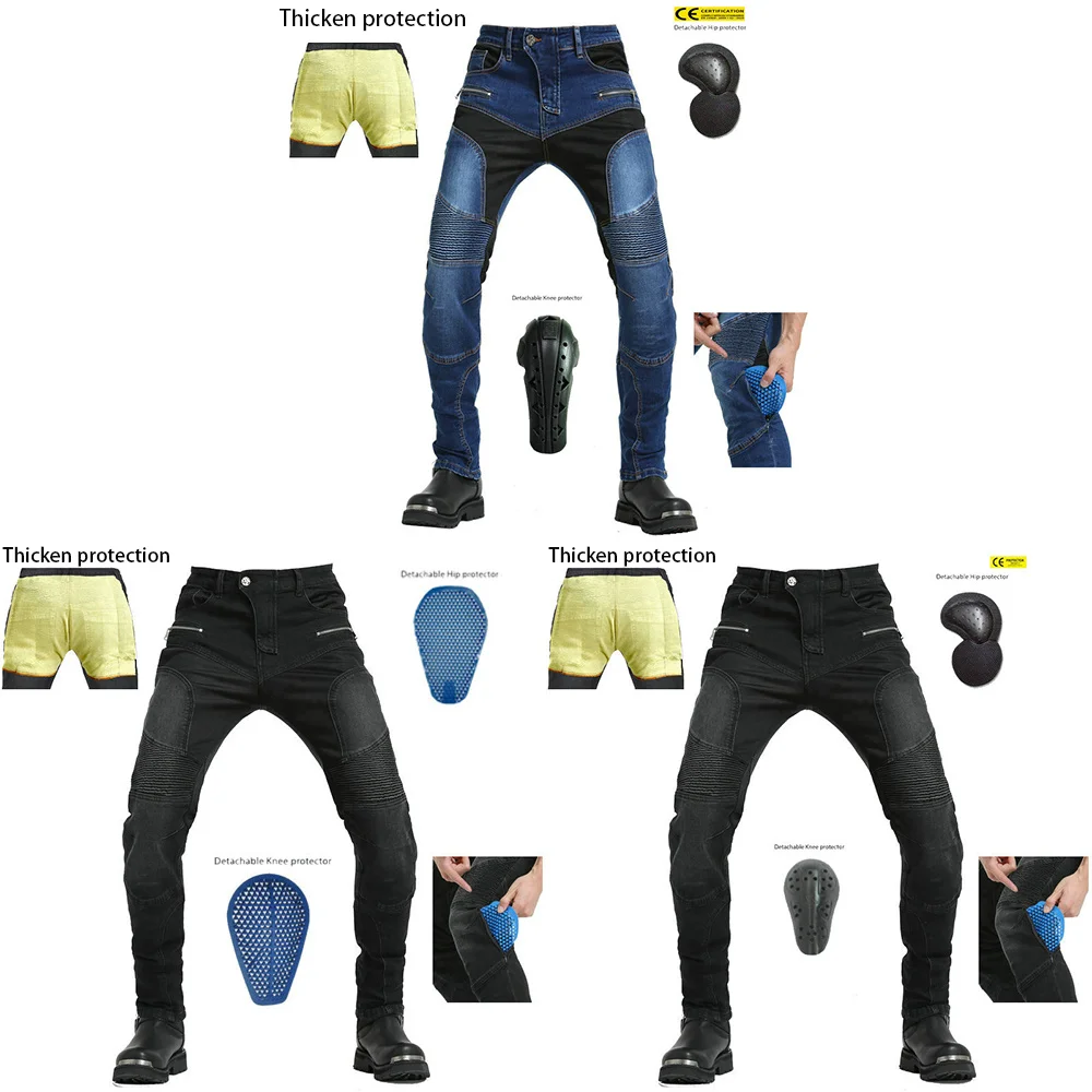 

Мужские Арамидные мотоциклетные джинсы Ms, черные зеленые защитные брюки до колена для езды на мотоцикле, новинка 2022
