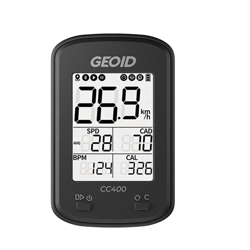 

Новинка, велосипедный компьютер GEOID CC400 с GPS, велосипедный ANT, Bluetooth, велосипедный спидометр, беспроводной, MTB, телефон с датчиком измерения частоты вращения, IGP