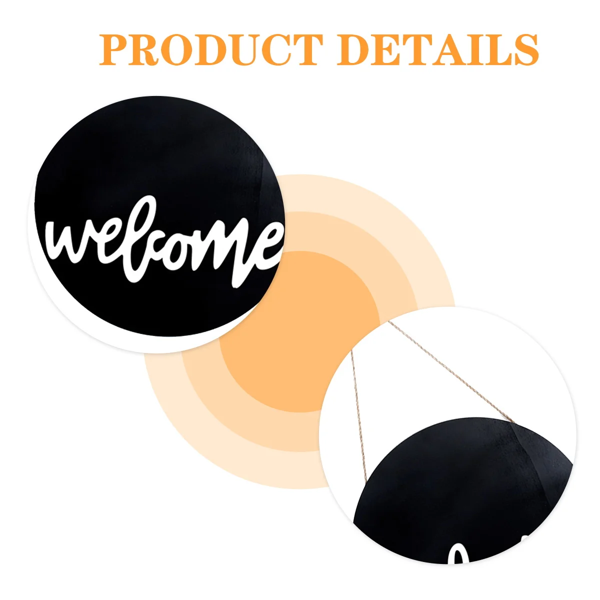 

2 шт., деревянные висячие таблички для дверей в деревенском стиле