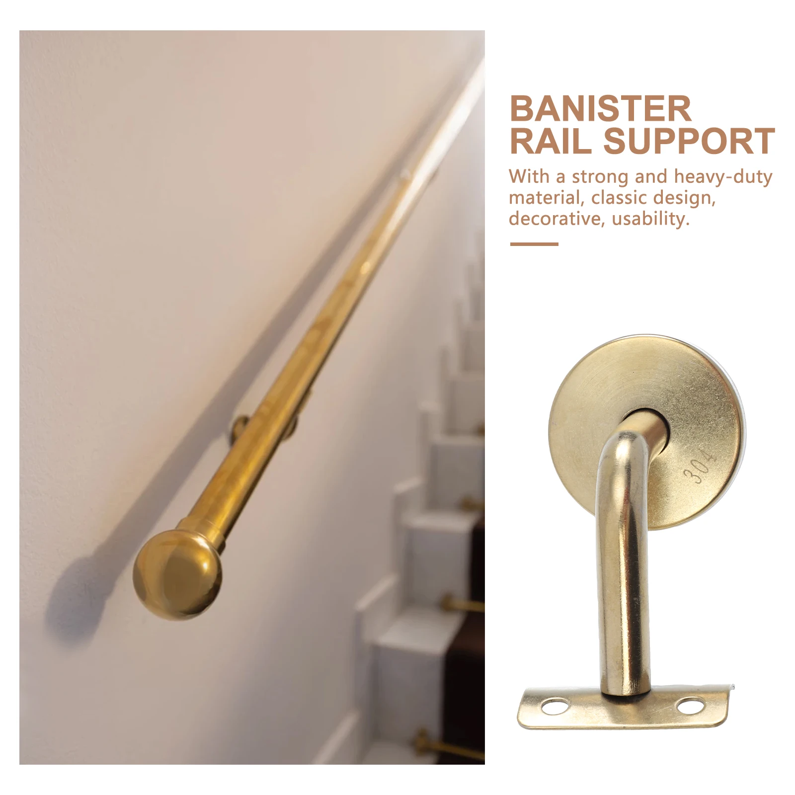 Кронштейны для крепления на стену поручня 2 шт. | Обустройство дома