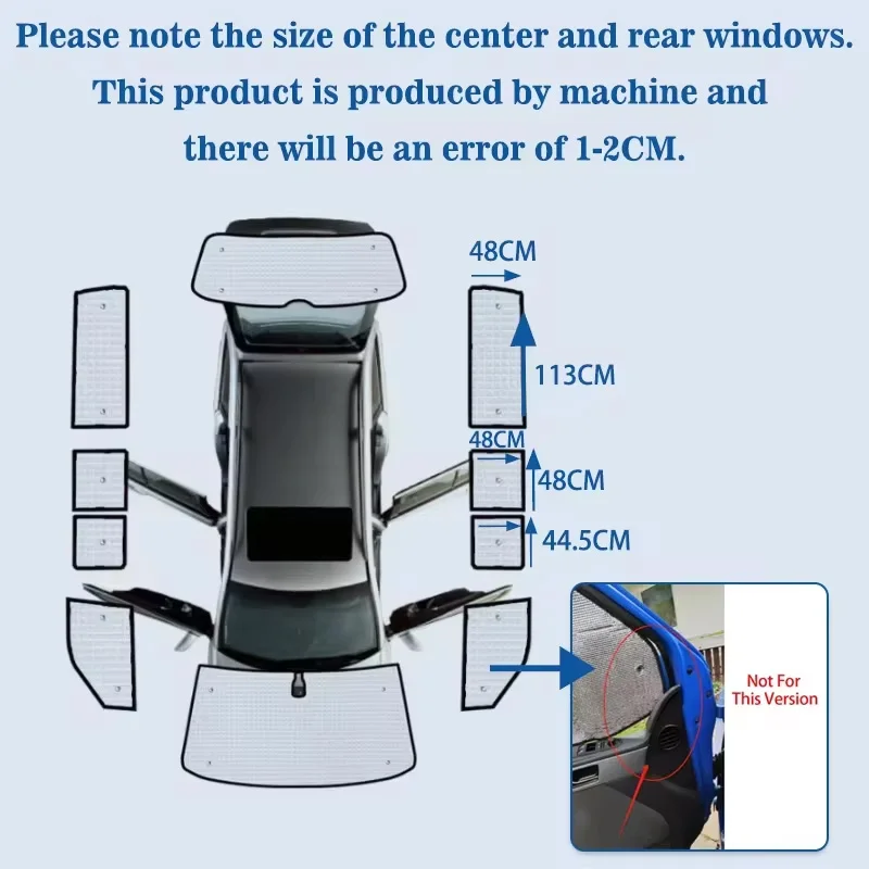 Фото Солнцезащитные козырьки для окон VW Transporter T6 T6.1 LWB 2015-2024, авто козырек, лобовое стекло, автомобильные козырьки, внутренняя изоляция, автомобильные аксессуары №2