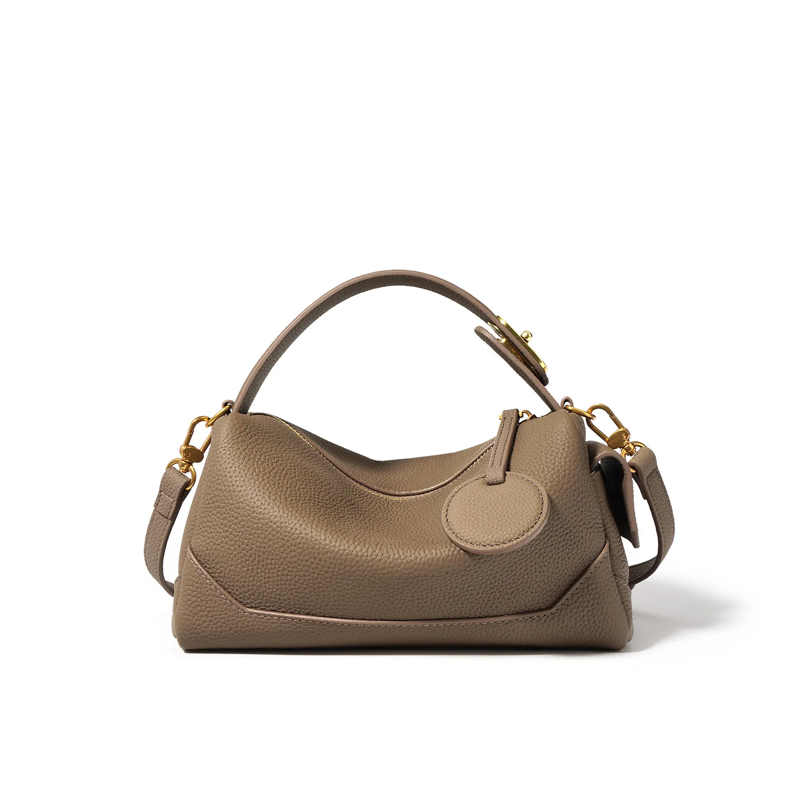 

2023 New Fashion Women's Genuine Leather Shoulder Bag Boston Pillow Bag Crossbody Bag Handbag