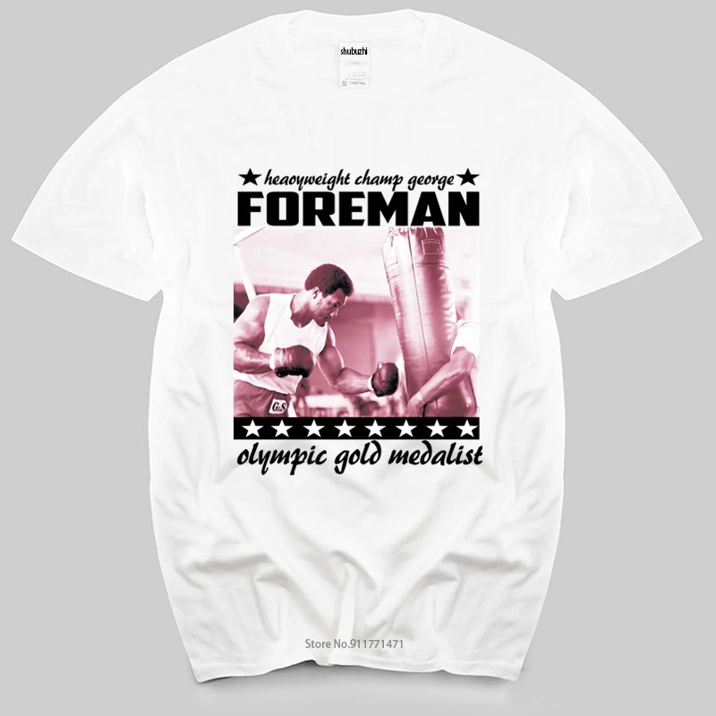 

Футболка мужская с круглым вырезом, яркая боксерская футболка, новинка, футболка для мужчин с изображением Мухаммеда Али кассии глины проти...