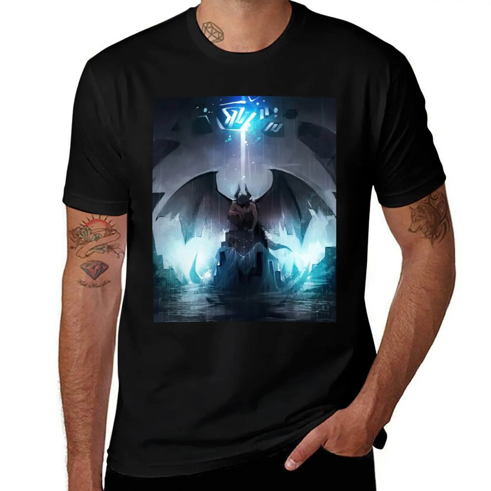 Футболка Dragon's Lament летний топ футболка на заказ одежда в стиле хиппи облегающие