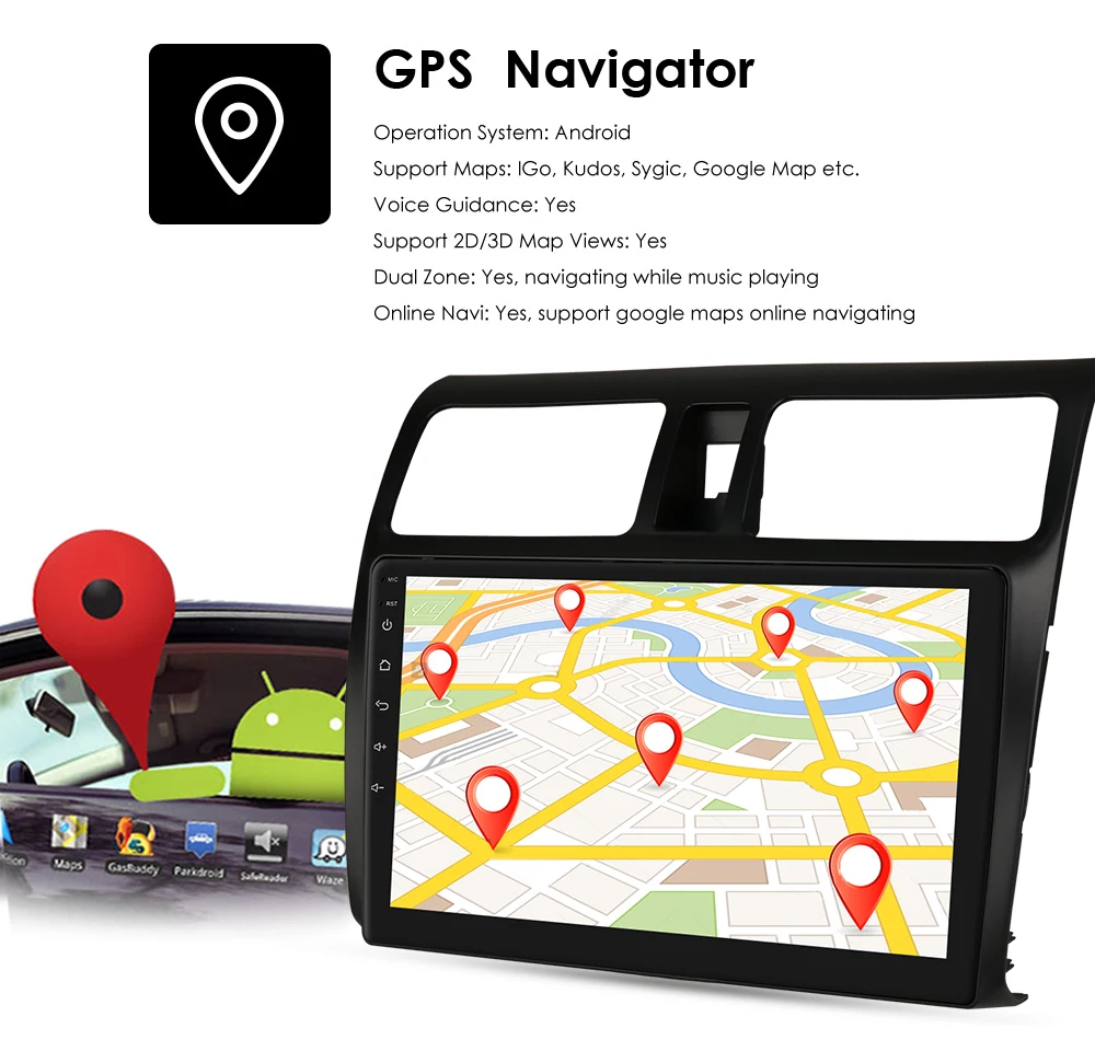 Автомобильный мультимедийный стерео-плеер с GPS-навигацией для 2005 2006 2007 2008 2009 2010