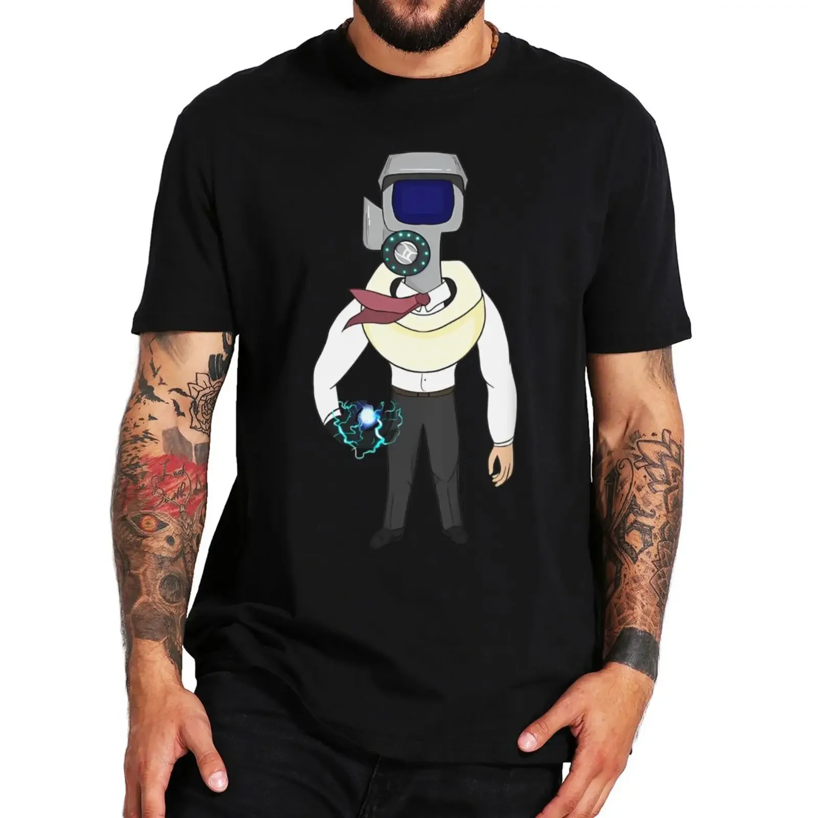 Футболка для видеоигр Skibidi унисекс брендовая тенниска из хлопка модная уличная