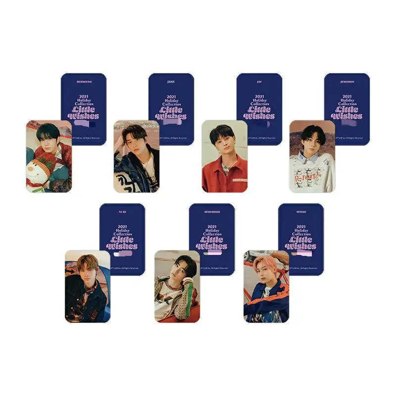 

KPOP ENHYPEN Christmas LITTLE WISHES Photo Card Photo Card LOMO High Quality Signature Card ID Photo Gift SUNOO Fan Collection