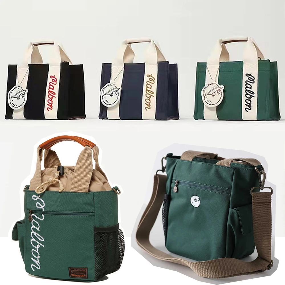 

Brand New Golf Bag Ladies Small Handbag Men's PU Storage Bag Two Zipper Large Capacity Camo Golf Pouch 골프백