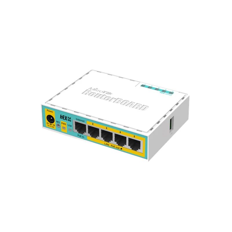 Mikrotik RB750UPr2 RouterOS 5 Ethernet ports 5x10/100Mbps Router 64MB USB 3W