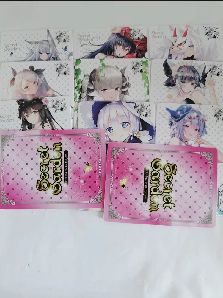 Коллекционные открытки с изображением богини из сериала загадочный сад женский