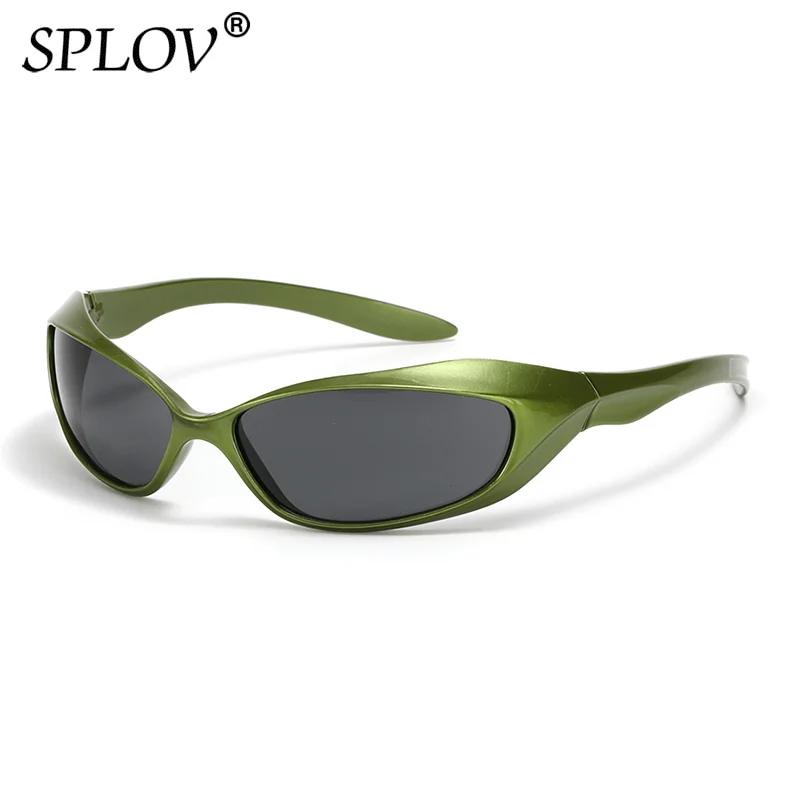 Модные Овальные Солнцезащитные очки Ins для мужчин и женщин винтажные темные в