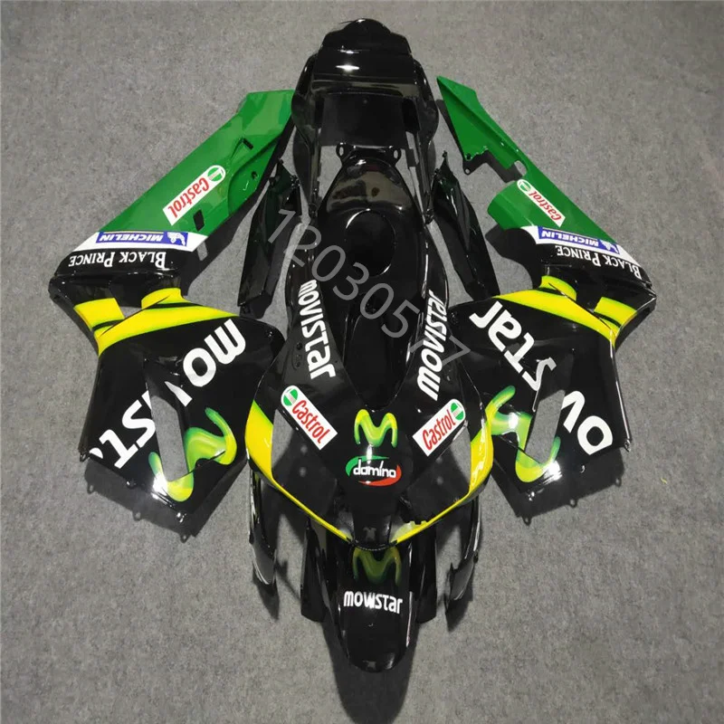 

Обтекатель для honda CBR600RR F5 2003 -2004 CBR600RR F5 03 -04 Черный Зеленый Желтый ABS Инжекционный набор окрашенные полные части рамы