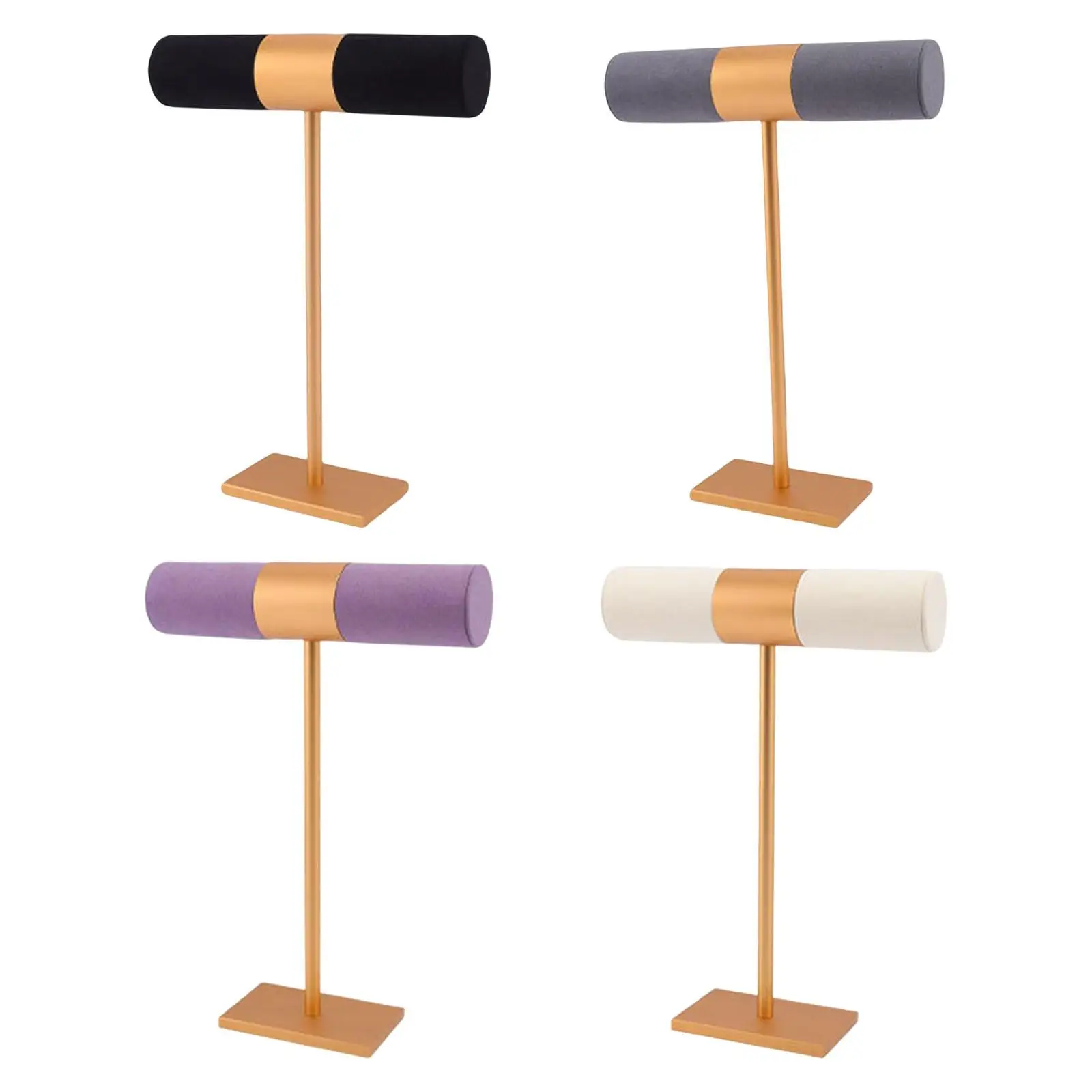 

Durable Bracelet Chain Watch Rack Watch T Bar Display Organizer Rack Tower for Table Organization Scrunchie Bangle Men