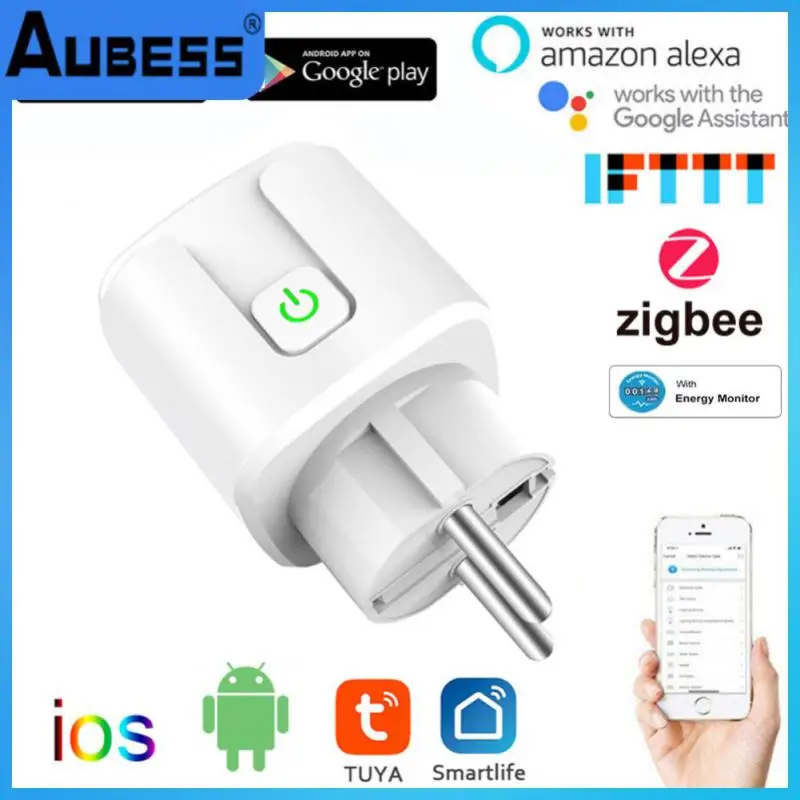 

2/3/5 шт., Беспроводная розетка Zigbee с голосовым управлением