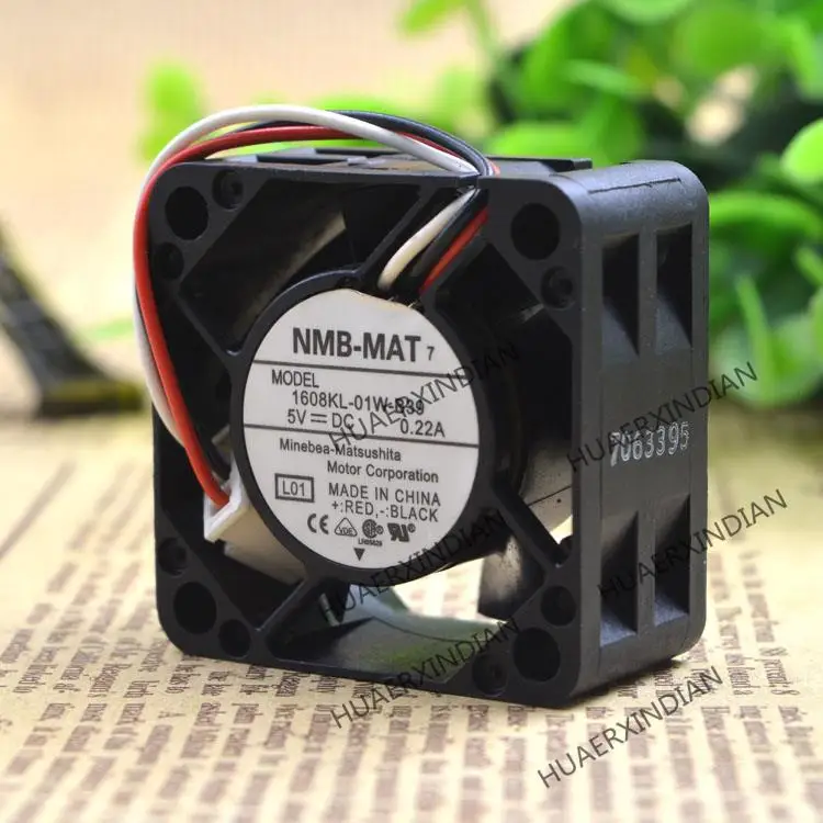Новый комплект для сборки 1608KL-01W-B39 5 в 0.22A 40*40*20 мм 3 охлаждающих вентилятора