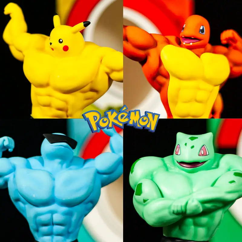 

pokemon anime muscle man show muscl pikachu funny figure model
