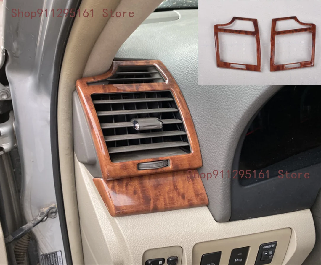 

Для Toyota Camry 2006- 2011, деревянная цветная внутренняя отделка приборной панели, Крышка вентиляционного отверстия, украшение, автомобильные аксе...