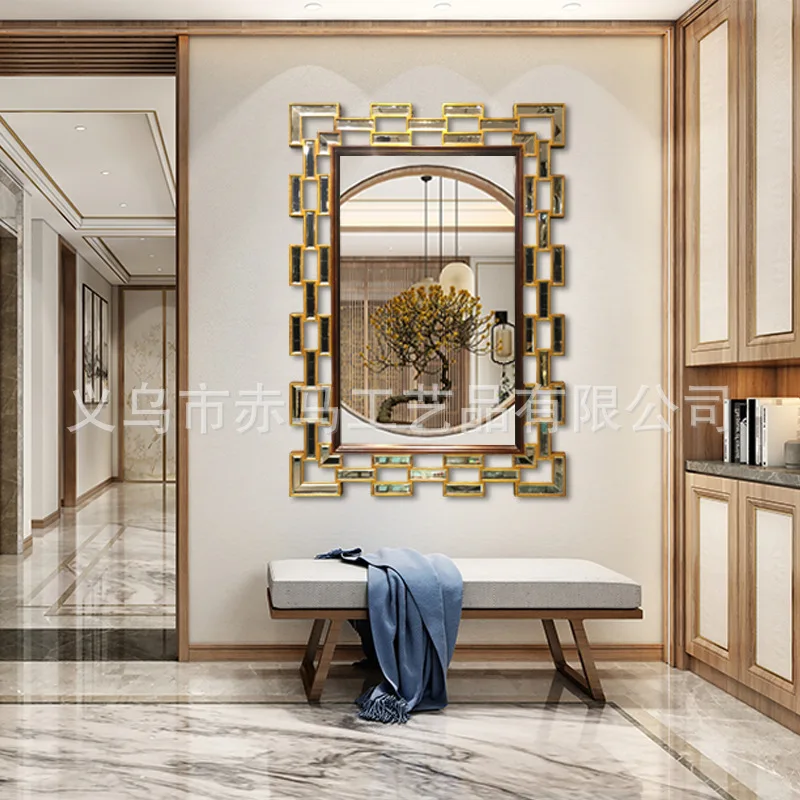 

Large Decorative Mirrors Living Room Hanging Gold Shower Full Height Decorative Mirror Makeup Espelho Grande House Decoration