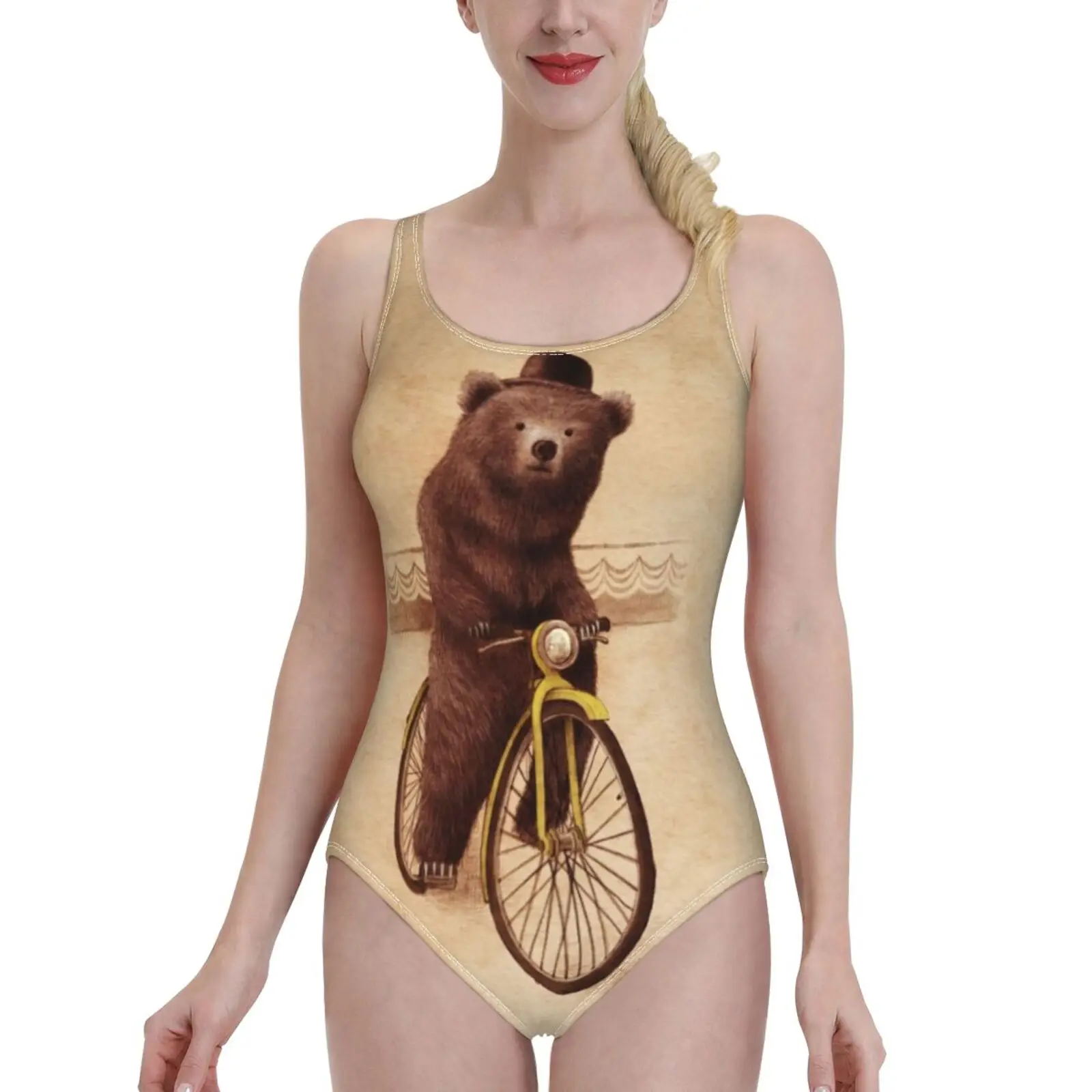 

Слитный купальник Barnabus, женский сексуальный Монокини, купальные костюмы, новинка, пляжный купальник для девочек, милая забавная одежда для ...