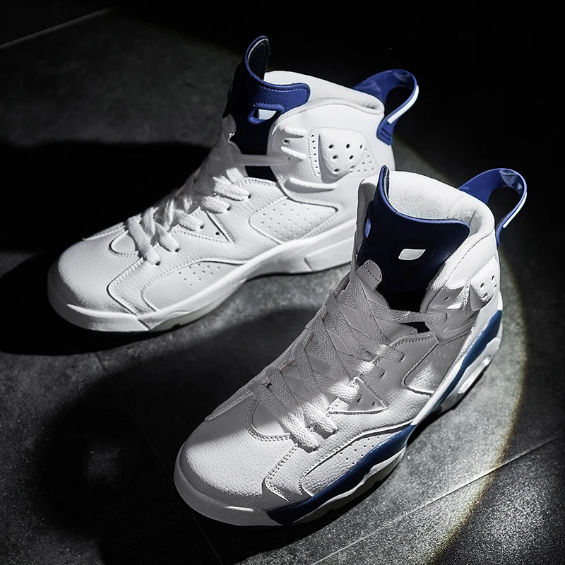 New comfortable men's fashion trend outdoor leisure sports thick soles wear-resistant non-slip basketball shoes