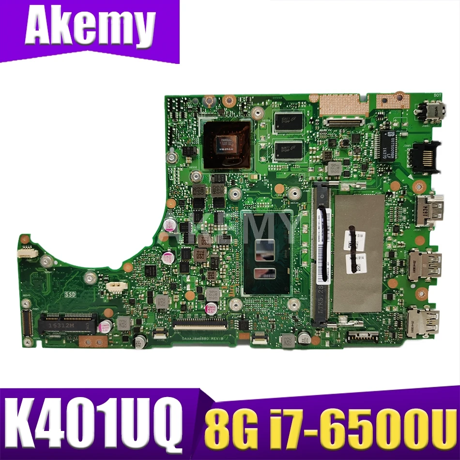 

Новая материнская плата Akemy K401UQ 8 Гб RAM/i7-6500U 920MX GPU для ASUS K401UB K401U A401U K401UQ K401UQK Laotop, материнская плата