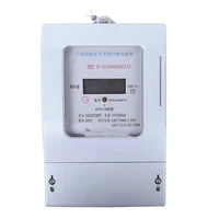 ic card three phase four wire 485 networked watt hour meter