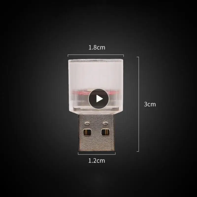 

Mini Decoration Portable Led Usb Atmosphere Light Car Interior Accessories Car Usb Colorful Flashing Durable Atmosphere Light