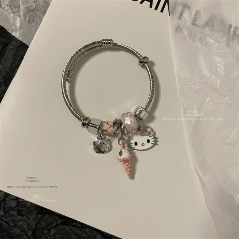 

Металлический браслет Hello Kitty для девочек