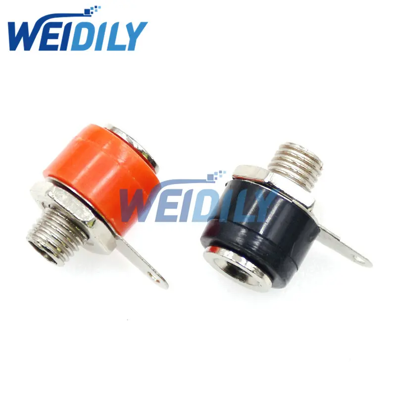 

WEIDILY Banana Socket разъем 4 мм черный/красный 10 шт