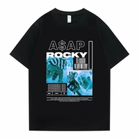 asap rocky graphic print t shirt fashion men women hip hop rapper tshirt male oversized tee shirt streetwear unisex short sleeve