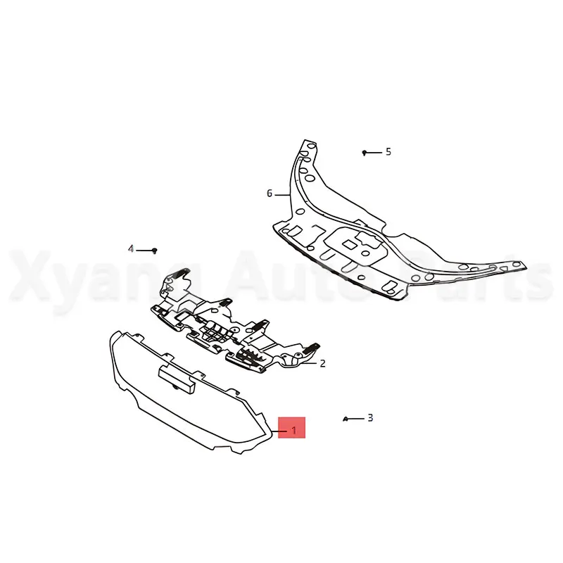 Оригинальная решетка радиатора для Haval M6 Plus 5509100 XKZ0YA