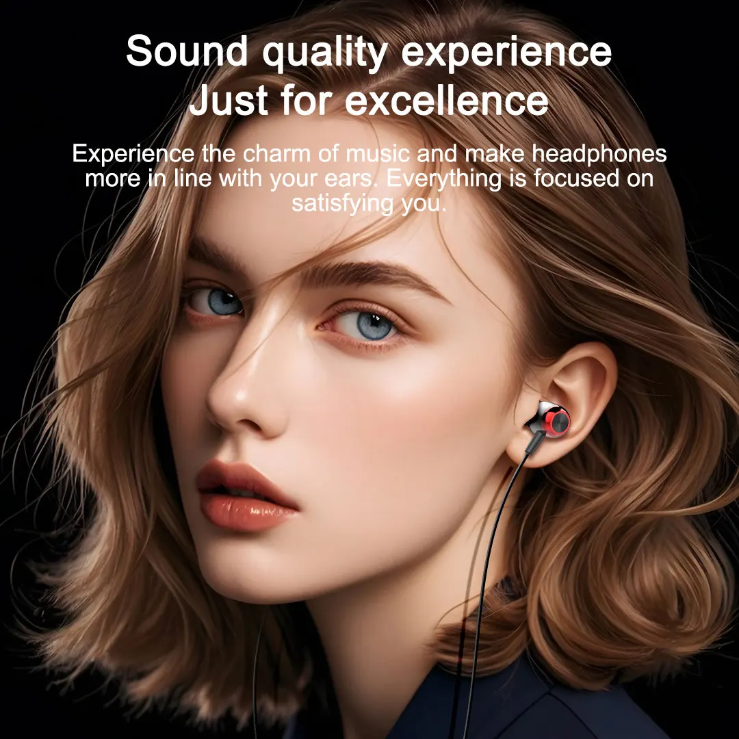 Фото Проводные наушники EARDECO TypeC/3,5 мм с микрофоном и регулятором громкости, музыкальная гарнитура с басами, наушники для телефона для Samsung Huawei Xiaomi №4