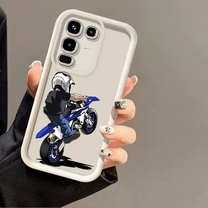 Фото Гибкий силиконовый чехол для Infinix Note 50 Pro Pro+ 4G 50s 50x 5G, защитный чехол с ударопрочным принтом Motocyber. №3