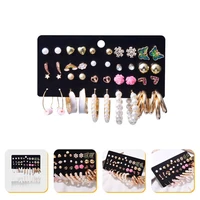 20 pairs of fashionable ear studs earrings jewelry for chic earrings kit